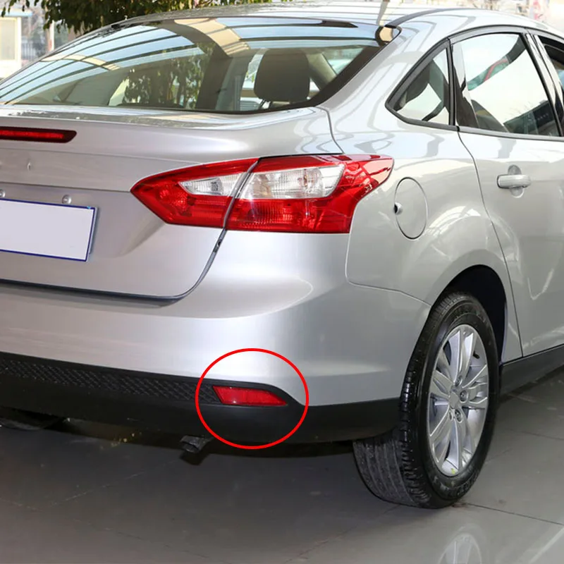 DWCX BM51515BOAE красный пластик автомобильный правый задний бампер отражатель 19x4,2 см подходит для Ford Focus 2012 2013