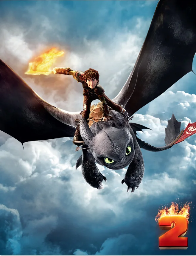 5x7ft Как приручить дракона крутой Hiccup ночной яростью пользовательские фотостудии фон винил 220 см x 150 см