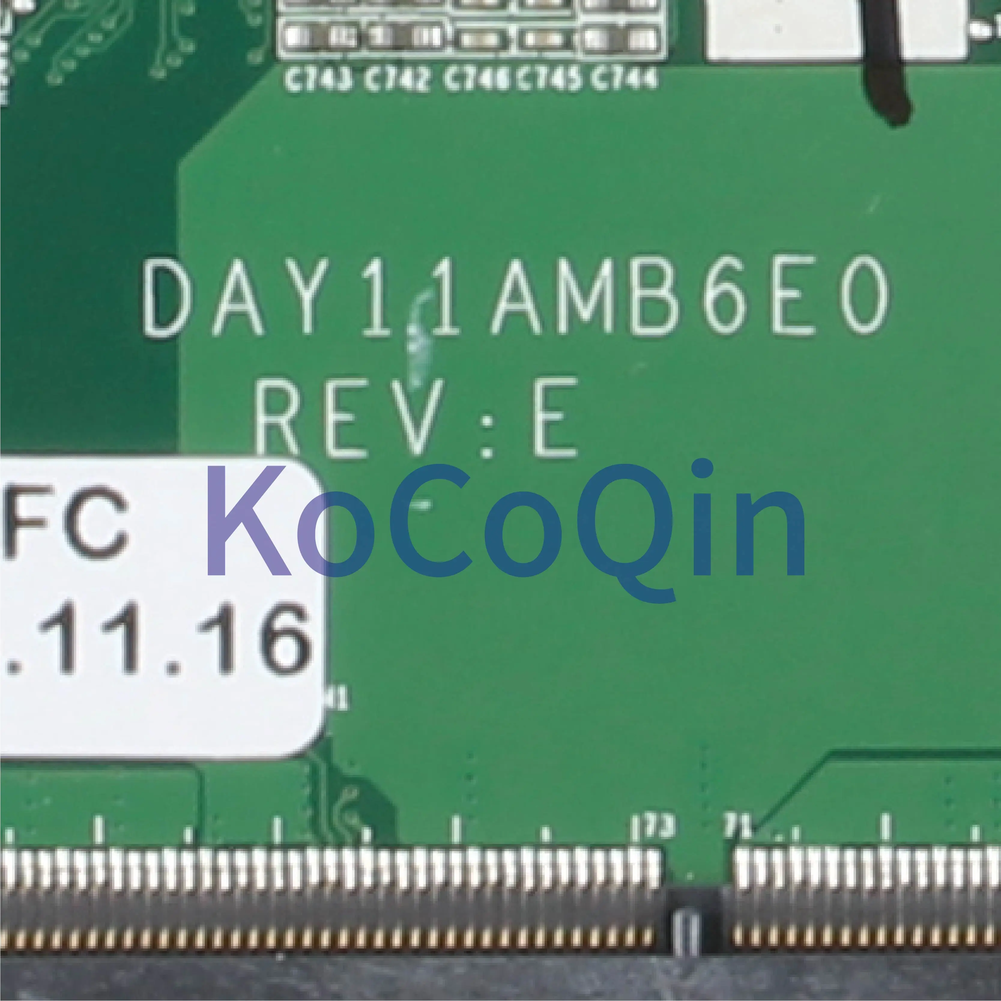KoCoQin материнская плата для ноутбука hp Pavillion 15-P Core I5 15,6 дюймов системная плата DAY11AMB6E0 SR1EF I5-4210U DDR3L