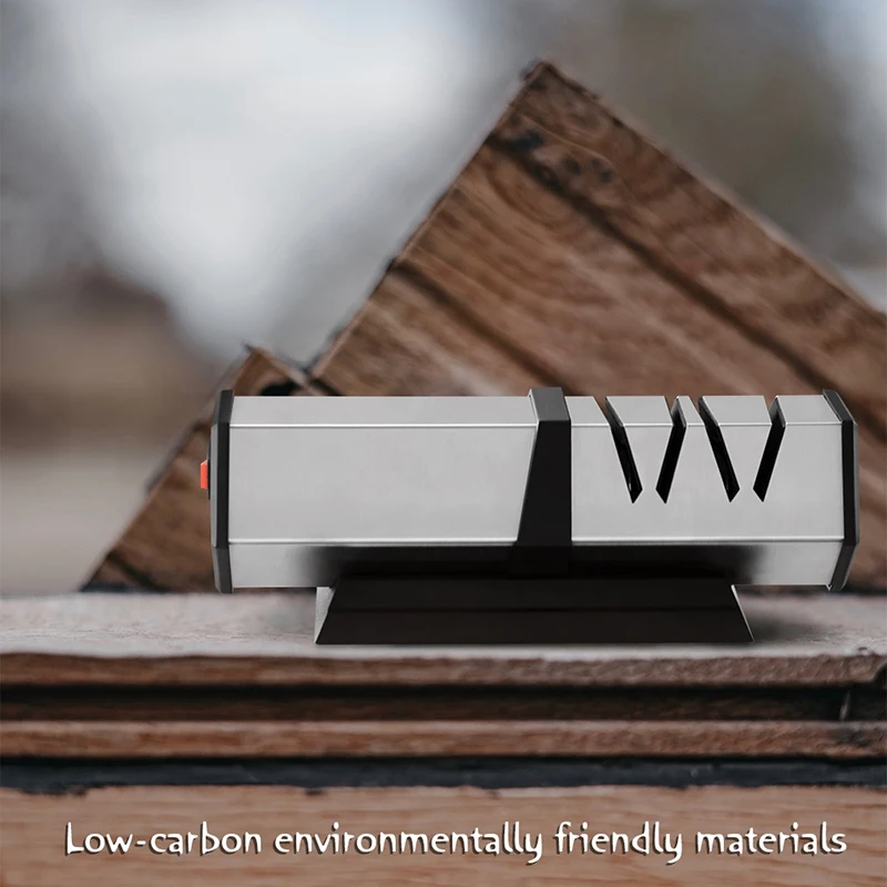 

Electric Knife Sharpener Professional Kitchen Knife Sharpening Tool Automatic Fast Sharpener Home Fixed Angle Sharpener Eu Plug