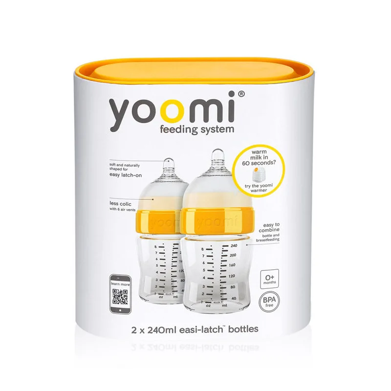 

Yoomi 240 Ml Feeding Bottle Two-(Y28b)
