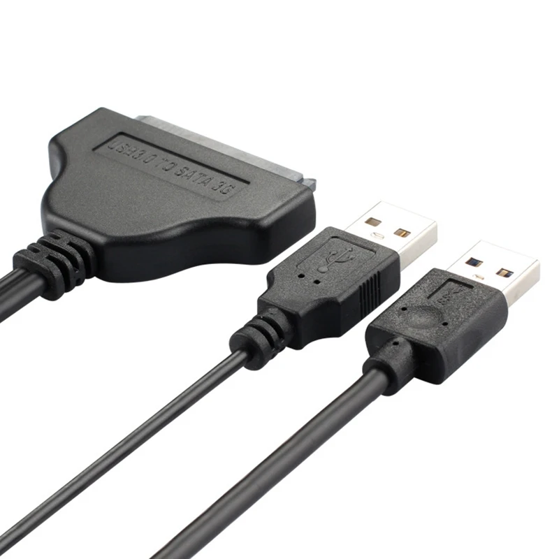 Ams-usb 3,0 для Sata Кабель-адаптер Usb Sata кабель конвертер 7Pin+ 15Pin-для 2,5 дюймов Sata Hhd Ssd ноутбука и Dvd Dri