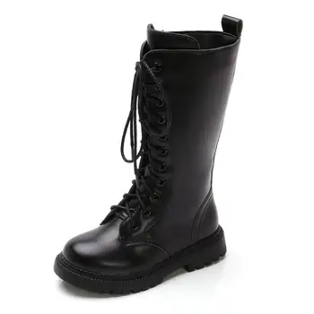 

2020 Toddler Baby Girls boys Snow Boots Kids Winter Martin Boots Warm Plush School Shoes Children Ankle Boot Non-Slip Shoes