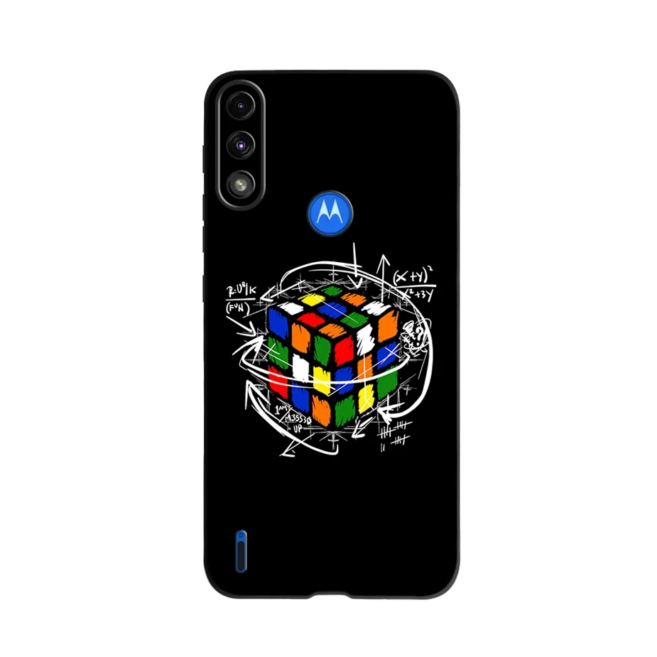 Durable Silicone Phone Back Cover - Soft TPU Protection for Motorola Moto E7 Series