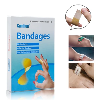 

100Pcs Waterproof Bandages First Aid Hemostasis Band-Aid Stickers Medical Plaster Wound Patches Emergency Kit