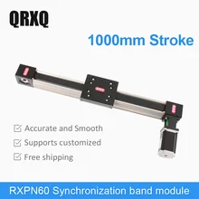 Cheap Step motor belt synchronous belt linear module single axis linear reciprocating mechanical slide 1000mm Cheap Step motor belt synchronous belt linear module single axis linear reciprocating mechanical slide 1000mm