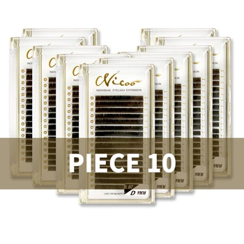 

20 Case Wholesale 16 Lines 8-16mm Eyelash Extension C/D/DD Silk Eye Lash Extension False Lash Individual Lashes Extension