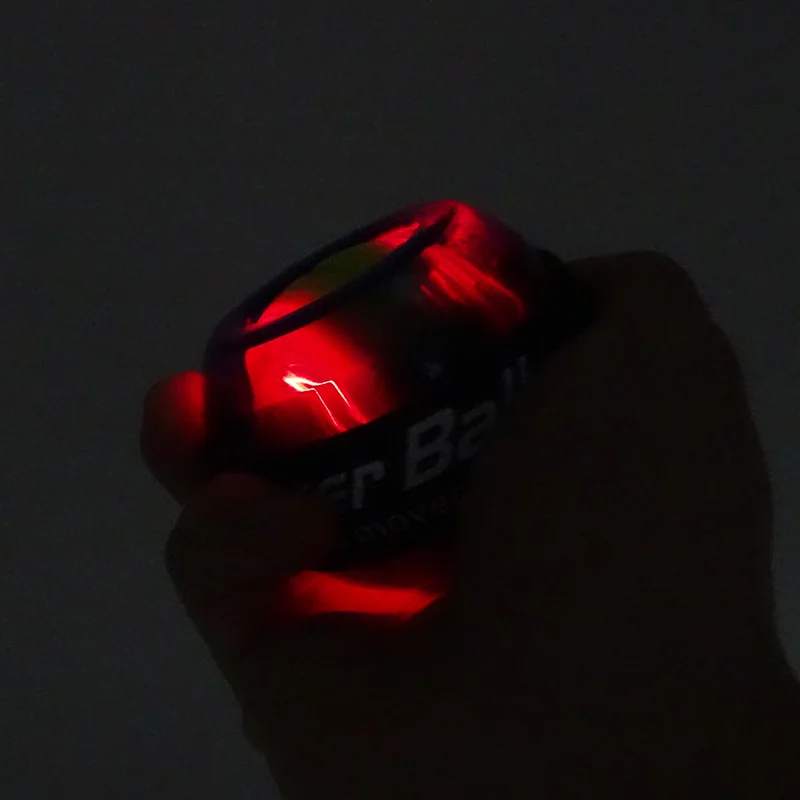 LED Wrist Ball Trainer Gyroscope Strengthener Gyro Power Ball Arm Exerciser Power ball Exercise Machine Gym Fitness Equipment