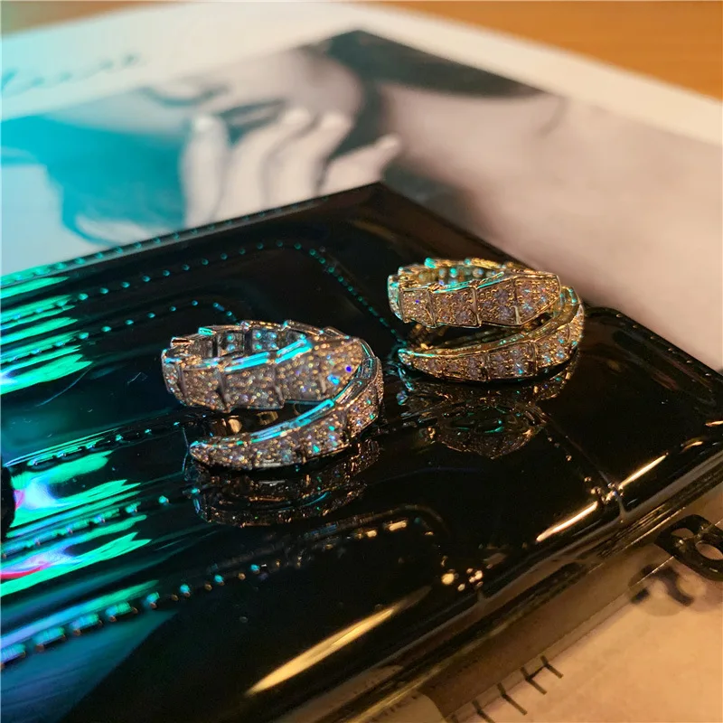 Finger ring opening ring animal ring Korea snake fashion exquisite open elegant ladies banquet