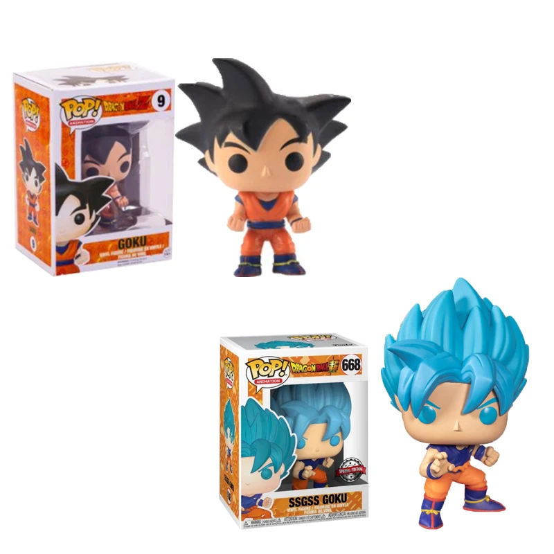 Экшн фигурка Funko POP Dragon Ball Z Goku кукла статуэтка стрекоза Коллекционная модель