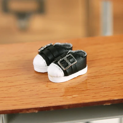 1 пара Obitsu11 ручная работа спортивная обувь sneake Милая обувь для OB11 1/12 BJD куклы одежда аксессуары обувь для кукол - Цвет: black