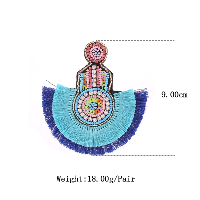 2019 Fashion Crystal Eyes Fringed Drop Dangle Earrings for Women Boho Luxury Bling Tassel Earrings Jewelry Dropshipping Yellow Size