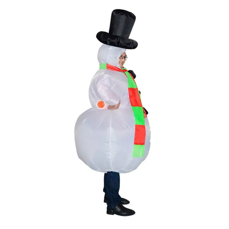 Надувной костюм снеговика, Фантазийная юбка для мужчин и женщин, вечерние, на Рождество, год