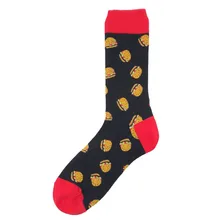 Fashion Men Women Unisex Casual Cotton Print Middle Socks Women Winter