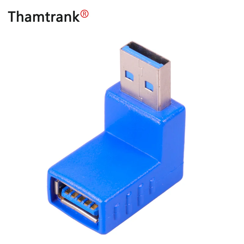 100 шт. высокое качество RICH TECH USB3.0 коленчатый разъем 90 градусов Переходник USB