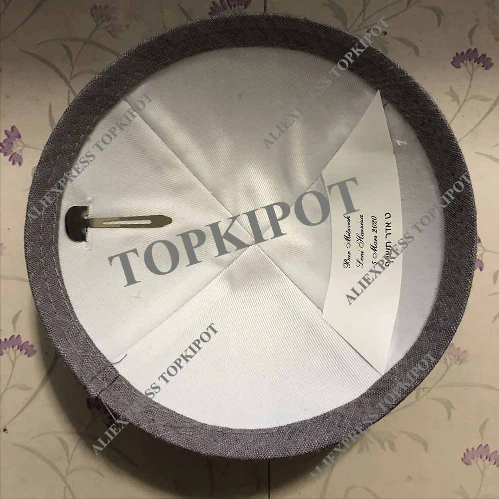 Темно-серый льняной KIPPOT, льняной KIPOT, KIPPA, Свадебный KIPPAH, KIPA