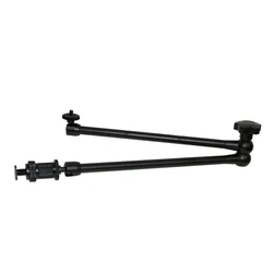 20 inch Adjustable Articulating Friction Magic Arm & Super Clamp Compatible with Field Monitor, Video Lamp, Fill Light