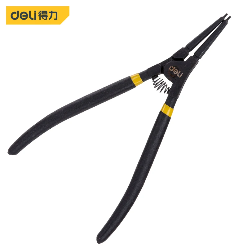 

Deli Professional 9 Inches External Circlip Pliers External Bend Clamp Point Shaft Snap Ring Bent Nose Repair Hand Tools