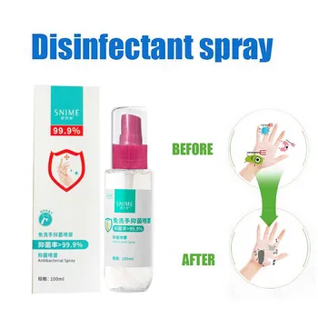 

Disposable Gel Hand Sanitizer Portable Household No-wash Quick-drying Cleaning Dvanced Gentle Soothing Spray 100ML