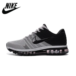 NIKE Air MAX 2017 Nike Running shoes full palm nano Disu technology Sports Men shoes hot Sneakers  Gray-black