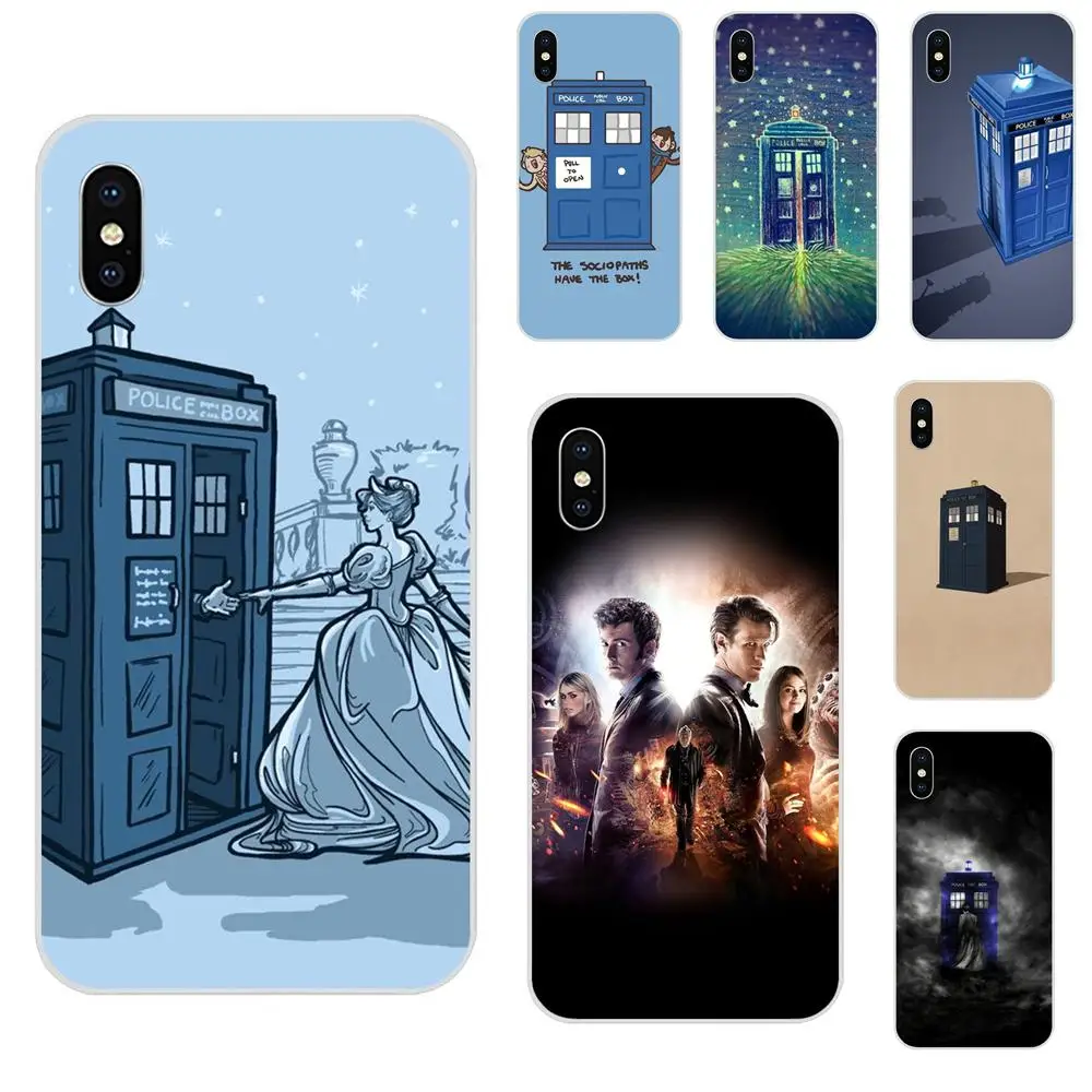 TPU чехол для телефона Xiaomi Mi3 Mi4 Mi4C Mi4i Mi5 Mi 5S 5X 6 6X 8 SE Pro Lite A1 Max Mix 2 Note 3 4 Tardis Box Doctor Who |