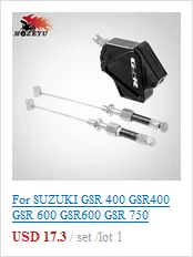 Мотоцикл 7/" 22 мм Руль Ручка Бар мотоцикл ручки для SUZUKI GSR 400 GSR600 2006-2011 GSR 750 2011