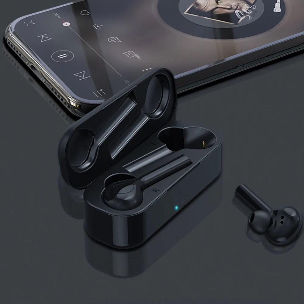 3D стерео беспроводные гарнитуры с двойным микрофоном Bluetooth 5,0 наушники Беспроводная Спортивная гарнитура гарнитуры для смартфонов