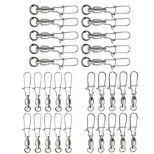 10 шт. 0#3,#6# Нержавеющая сталь рыболовный Соединитель с застежкой "булавка" подшипников качения «Три в одном» поворачивается оснастки рыболовный крючок приманки Iscas рыболовные снасти инструменты