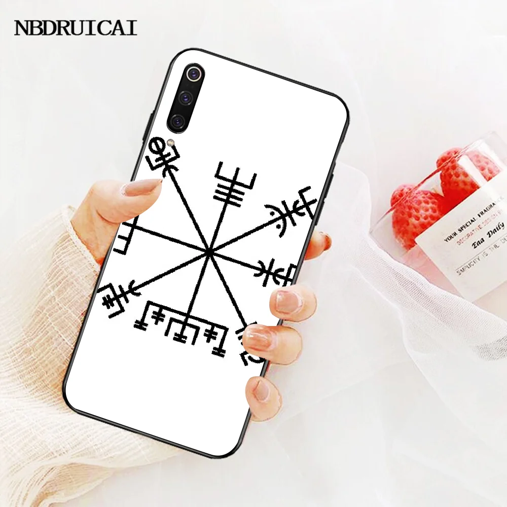 NBDRUICAI Viking Vegvisir Odin Nordic Black Soft Shell чехол для телефона Capa vivo v11 Pro 2019 X20 X9 Plus X23 x play 6
