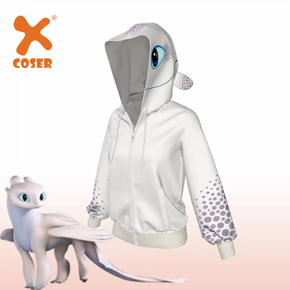 light fury costume hoodie