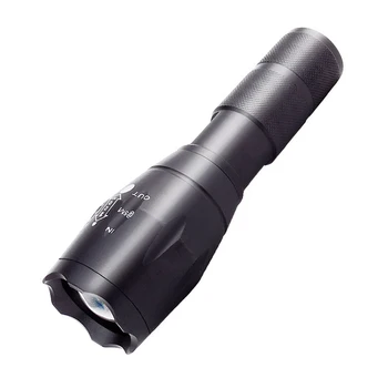 

SL-A100 350LM LED+RGB 4-Color Zoomable Hunting Flashlight USB Rechargeable LED Torch Camp Light Lamp Emergency Lantern Spotlight