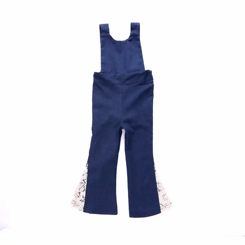lace bell bottom jumpsuit