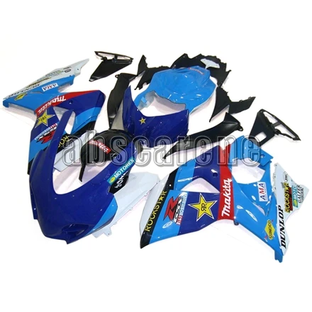 Полный обтекатели для Suzuki GSXR1000 K9 2009- GSXR1000 K9 09, 10, 11, 12, 13, 14, 15, 16 лет из АБС-пластика Пластик кузов Небесно-Голубой тёмно-синий