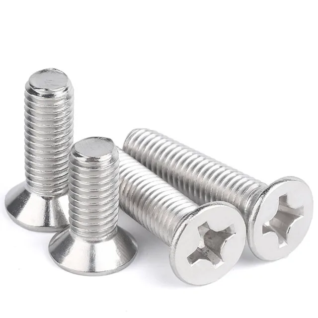 Hillan 41086 Tornillos De Chapa Phillips De Cabeza De Sartén (#12 X 1