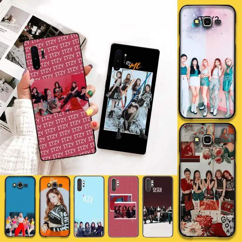CUTEWANAN KPOP ITZY DIY Роскошный чехол для телефона Samsung Galaxy J7 J8 J6 Plus 2018 Prime Note 7 8 9 10 pro |