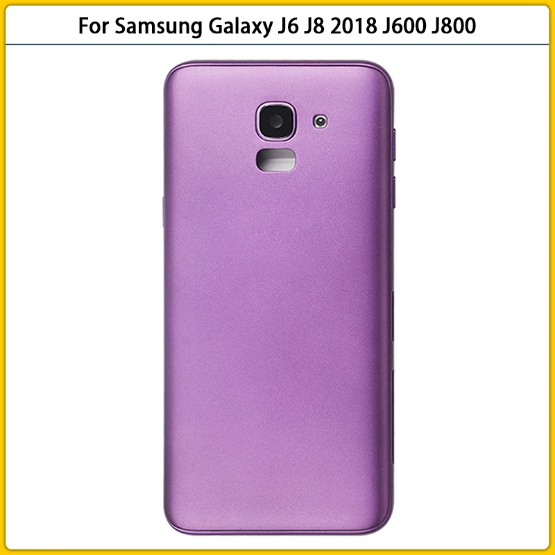 Новый чехол для задней крышки J600 Samsung Galaxy J6 J8 2018 J600F J800 J800F Крышка батарейного