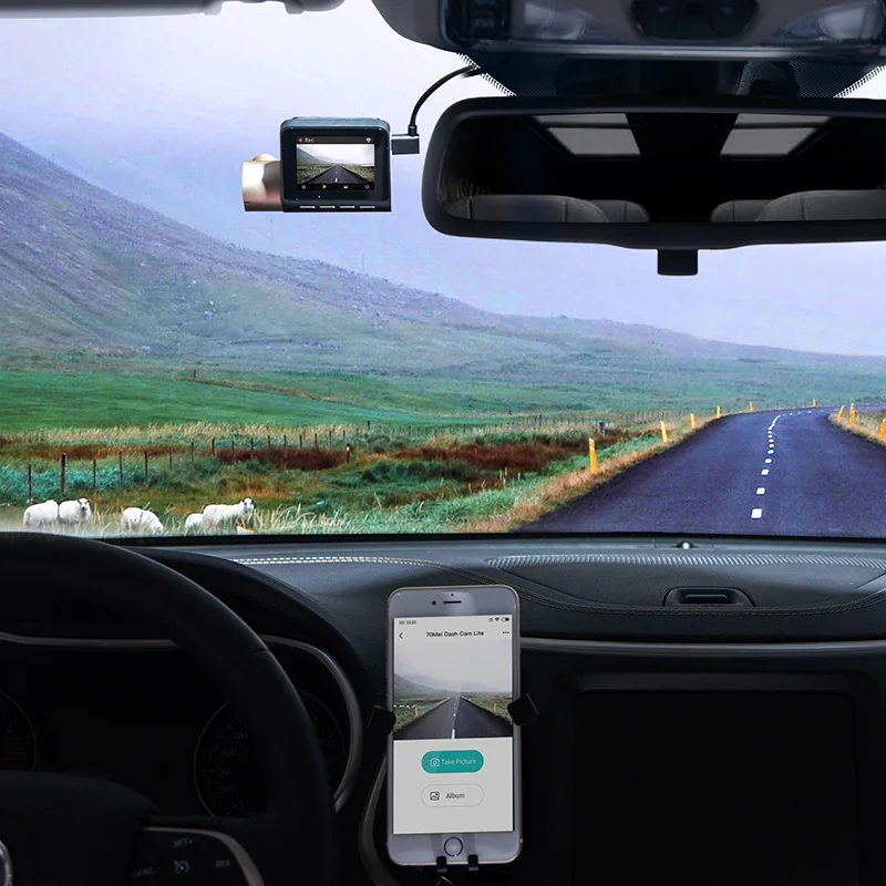  Xiaomi 70mai Dash Cam Lite 1080P GPS Speed Function 70 mai Cam Lite 24H Parking Monitor 130FOV Nigh