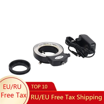 

Adjustable 144 LED Ring Light illuminator Lamp For Industry Stereo Trinocular Microscope Video Camera Lens Magnifier 110V-240V
