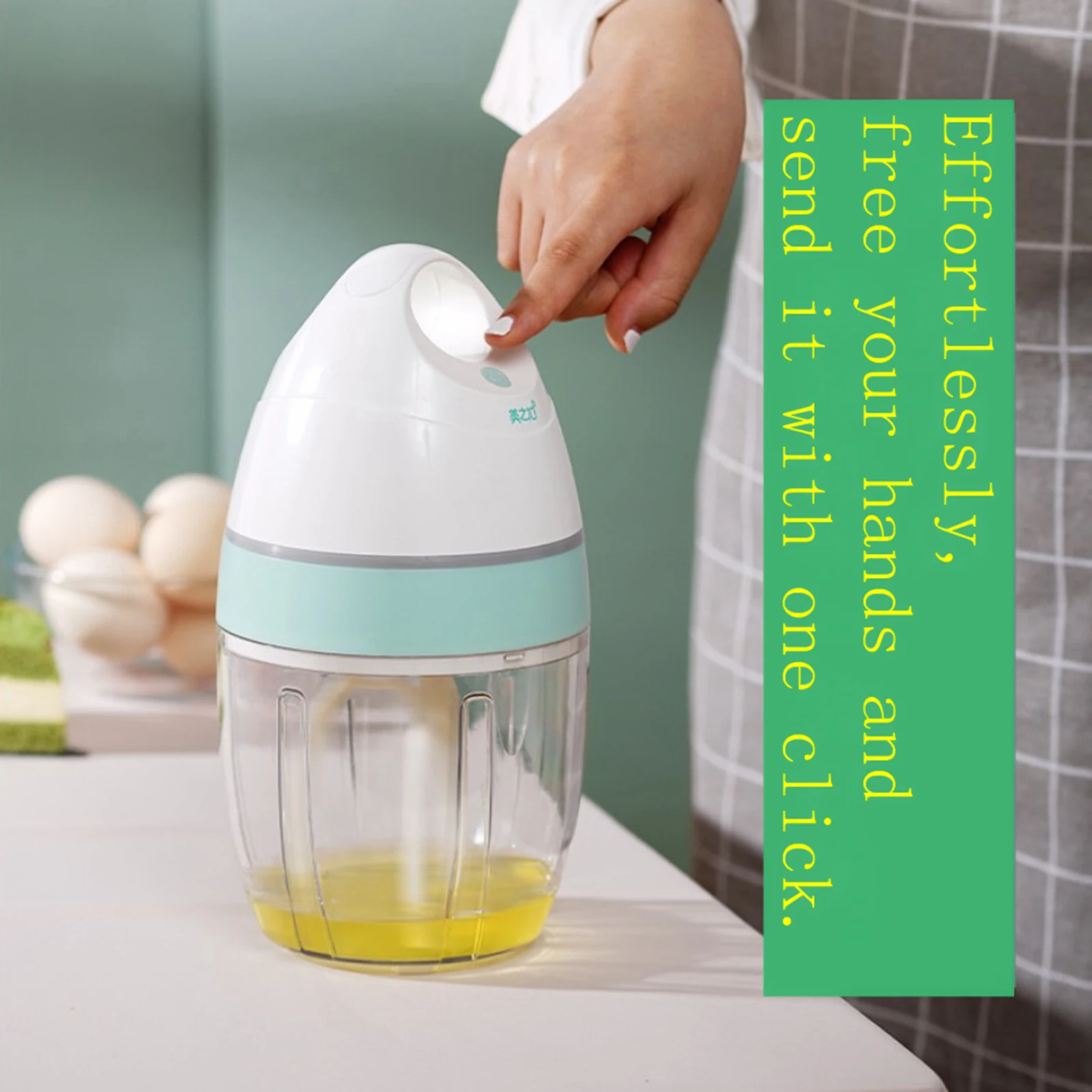 Electric Food Mixers Cordless Flour Bread Egg Beater Blenders Dough Mixing 900ml