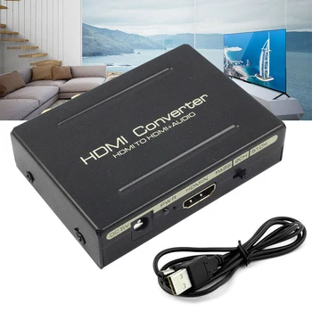 

2020 HDMI Audio Extractor 5.1ch 2.0ch HDMI Audio Extractor Splitter HDMI To Audio Extractor Optical TOSLINK SPDIF+L/R Converter