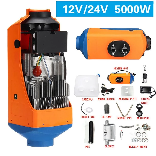 12v 5kw Car Auxiliary Heater With Remote Control Lcd Display Switch Air Parking  Heater Diesels Heater For Rv Trucks Suv Webasto - Heating u0026 Fans -  AliExpress