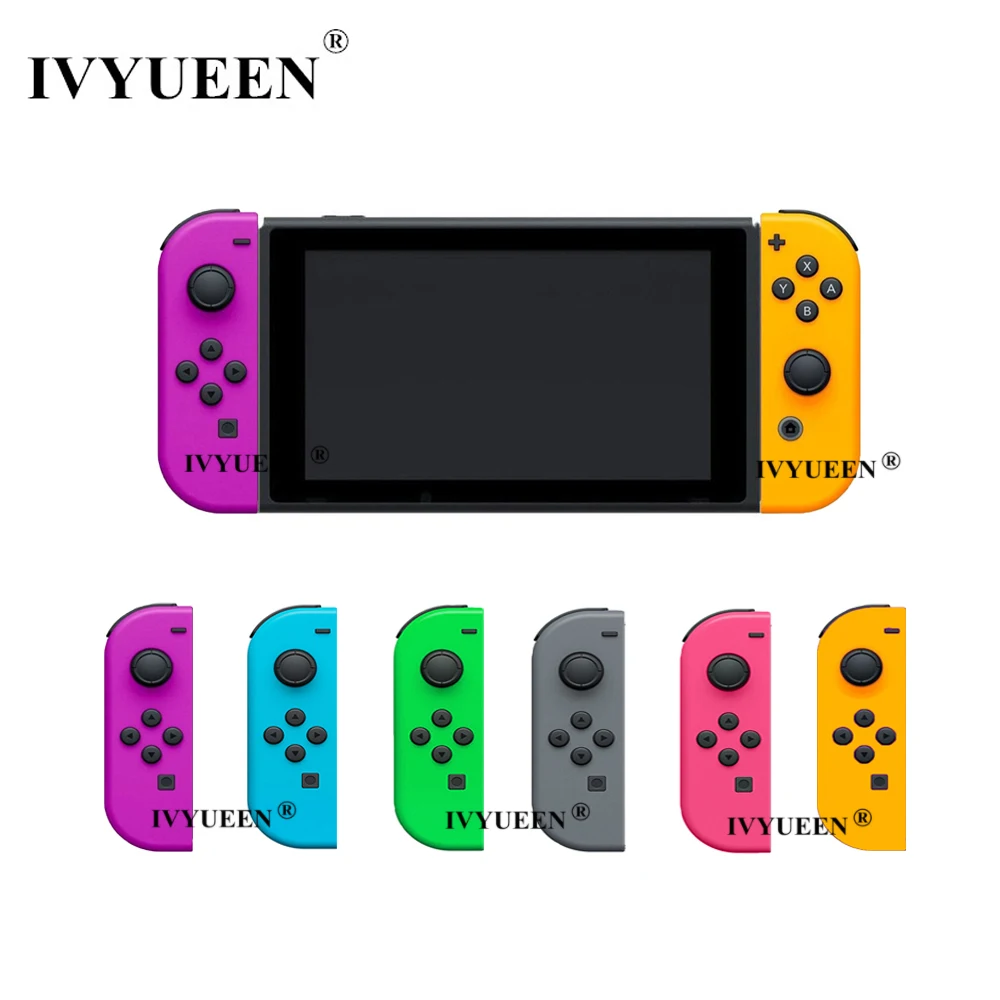 IVYUEEN, зеленый, фиолетовый цвет, сменный чехол-накладка для модели NS JoyCon, чехол для контроллера NX Joy Con