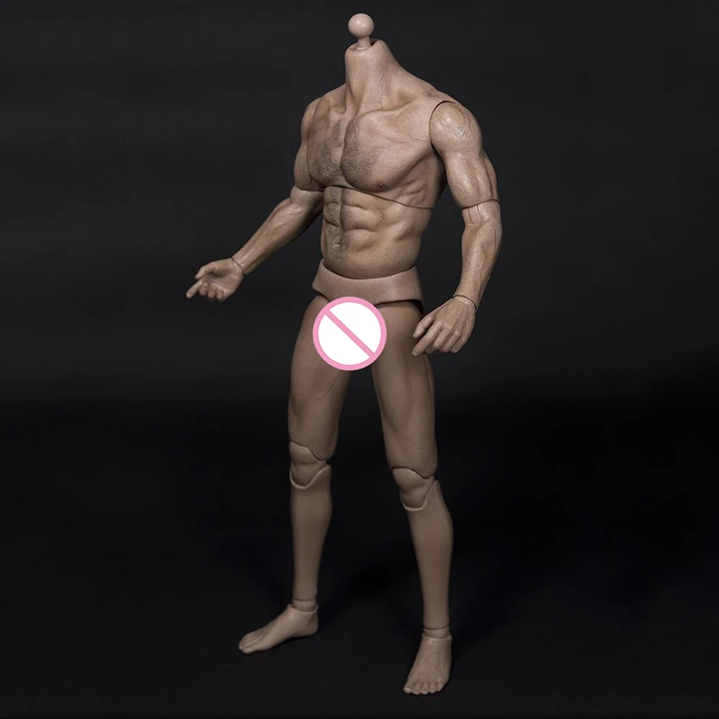 1:6 Scale Muscular Wide Shoulder Action Figure Body For 12/" Hot Toys Headsculpt