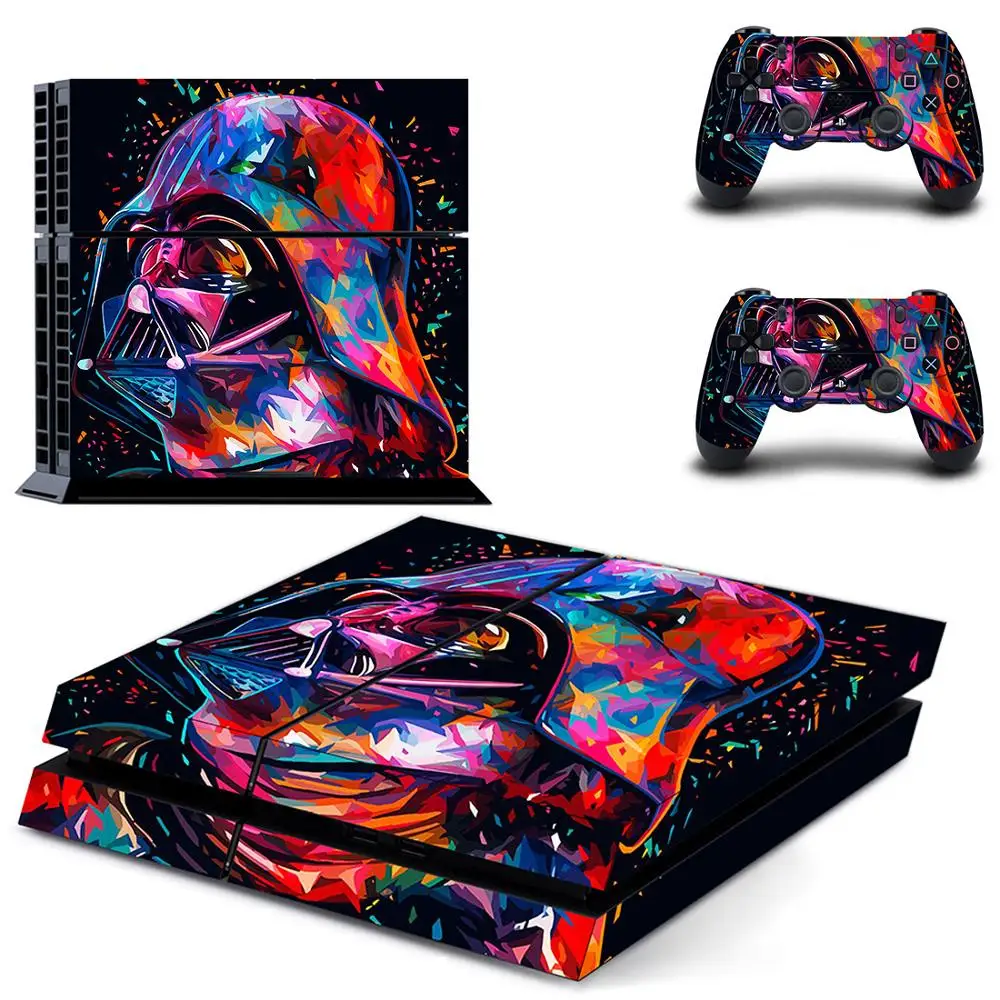QPTM0070 Пленка Звездные войны полное покрытие PS4 наклейка s Play station 4 Кожа Наклейка для playstation 4 PS4 консоль и контроллер Скины Виниловые - Цвет: QPTM0070