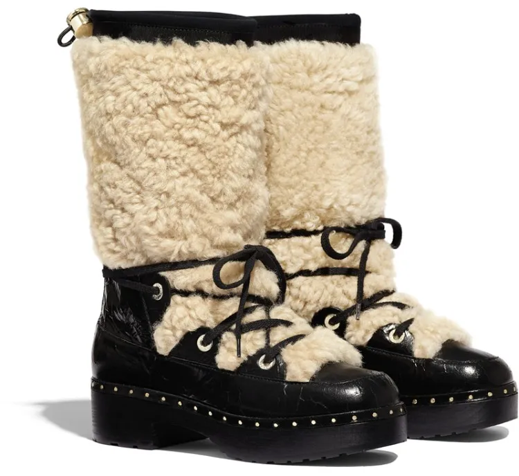 Emma king/полусапожки на меху; женские зимние ботинки на шнуровке; теплые зимние ботинки; женская обувь с украшением в виде цепочки; Zapatos De Mujer