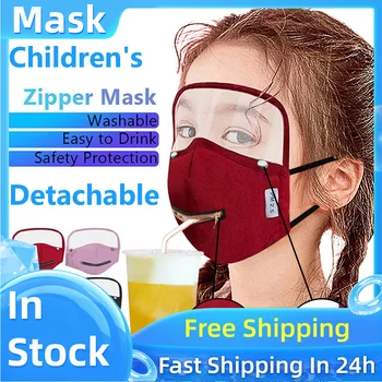 

mascarilla skin care mask for face bioaqua маска masque Children's Zipper Open Design Protective With Eyes Shield Detachable