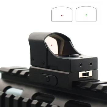 

Red Dot Holographic Oblique Mouth Mini Metal Small Red Dot Guide Rail 20mm Universal Water Gun