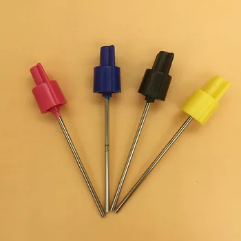 

4PCS indoor printer Novajet 750 ink needle for printhead needle shorter one with tube and clip for Lecai Locor plotter parts