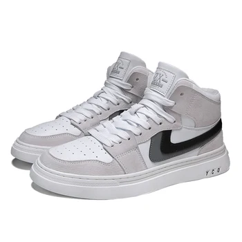 

new Classic Men Shoe Retro Light Suede Leather Running Shoe Breathable Men Sneakers Damping Jogging Sport Pure Color Round Shoes