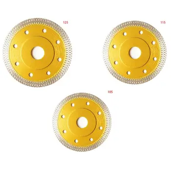 

105/115mm/125mm Golden Ceramic Circular Disc Saw Blade Thin Diamond Porcelain Cutting Blade for Cutting Tiles Metal-cutting Chop